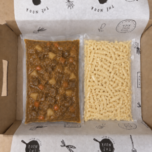 Goulash con Spaetzel