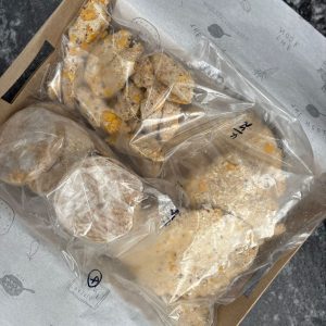 Box RE Chicken | MILAS 1kg | BURGER 6un | CHICKEN 0,5kg