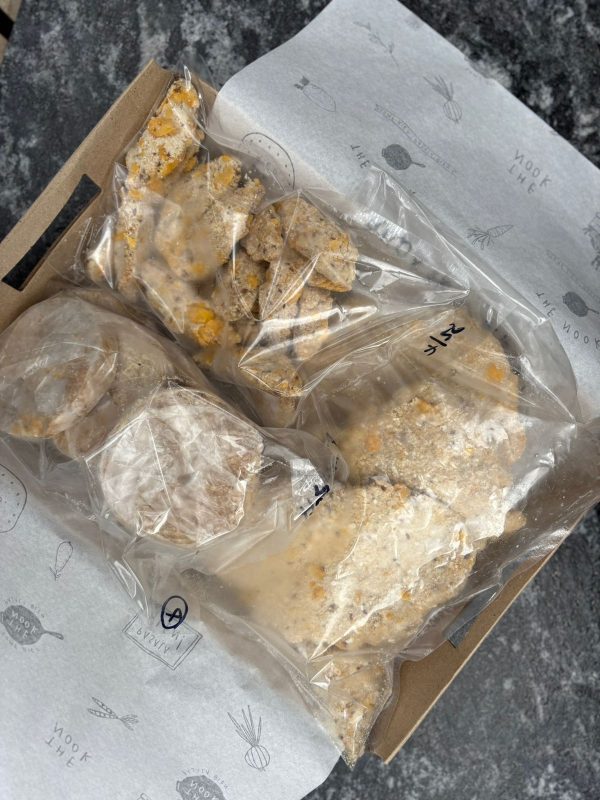 Box RE Chicken | MILAS 1kg | BURGER 6un | CHICKEN 0,5kg