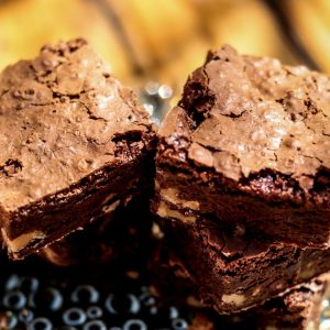 Brownie con mousse de chocolate x 12