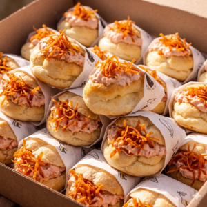 Mini brioche de Langostinos x12