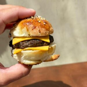 Mini cheese burger x12